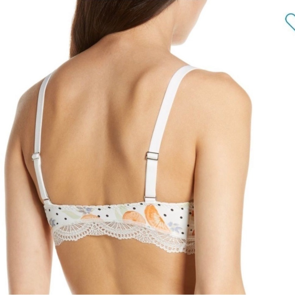 FREE PEOPLE Mari Printed Tangerine Bralette - Picture 4 of 4